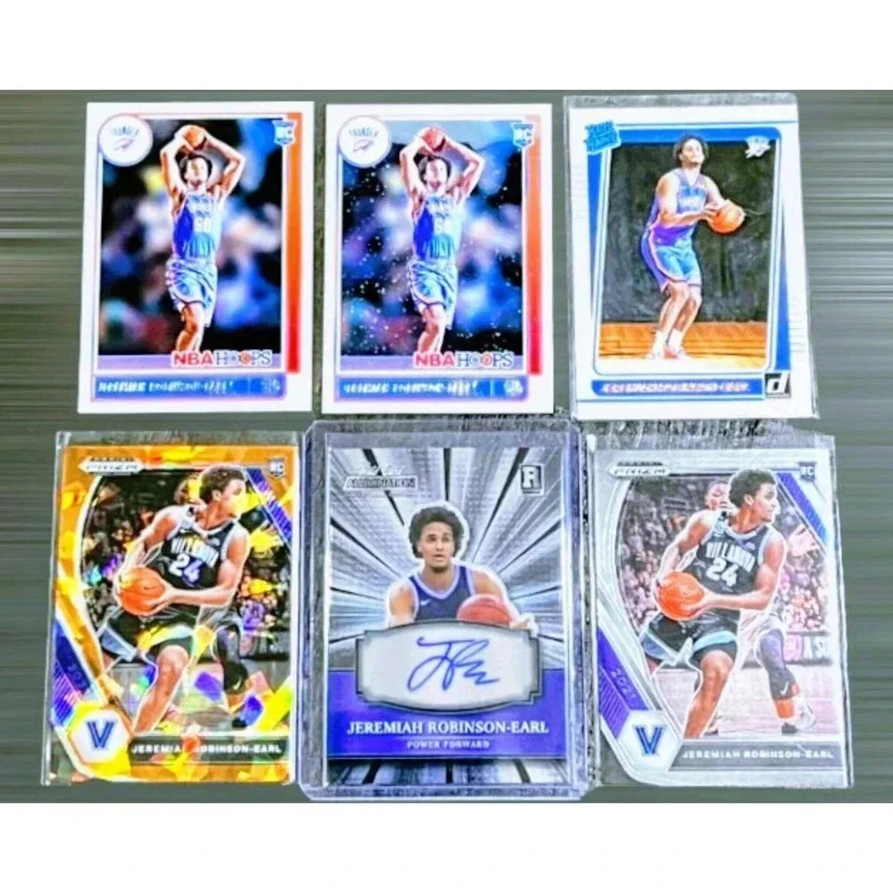 Jeremiah Robinson Earl RC + Rated Rookie + Serial No. + Cracked Ice + Auto Lot